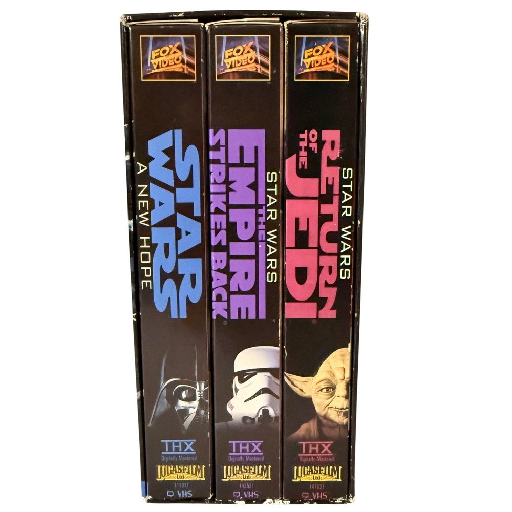 Star Wars Trilogy VHS Box Set 1995 THX Digitally Mastered Original Version